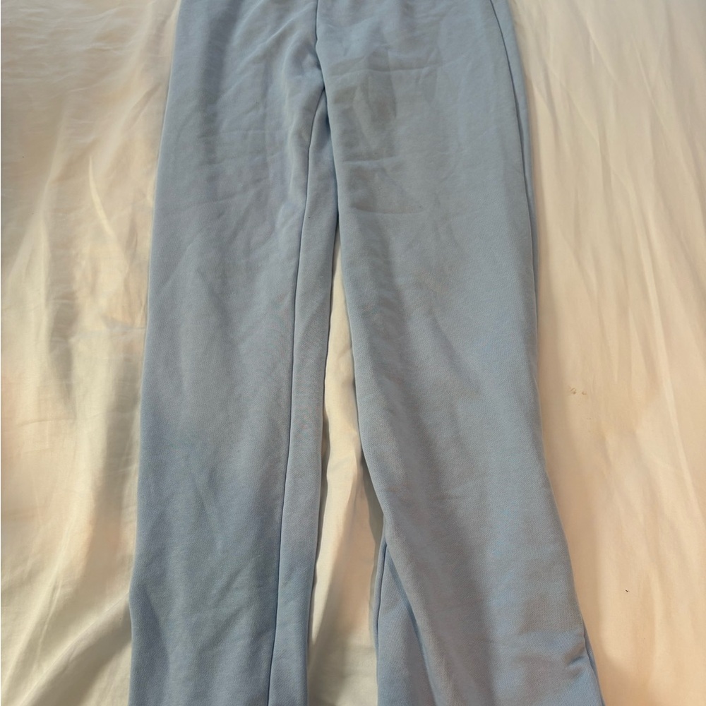 Edikted Light Blue Kids Fleece Joggers